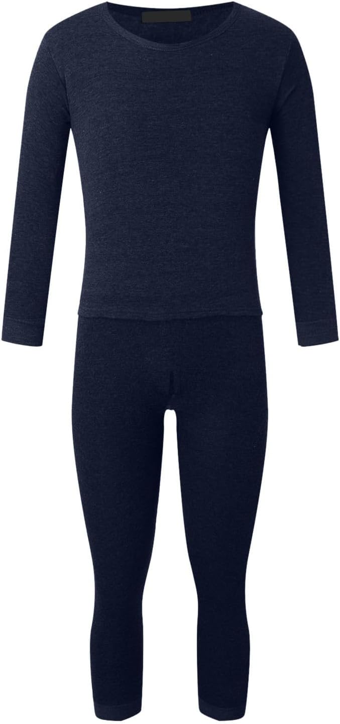 men Thermals Top and Bottom Set 2 Piece Long Johns Thin Solid Color Base Layer Suit Sets Thermal Underwear for Men