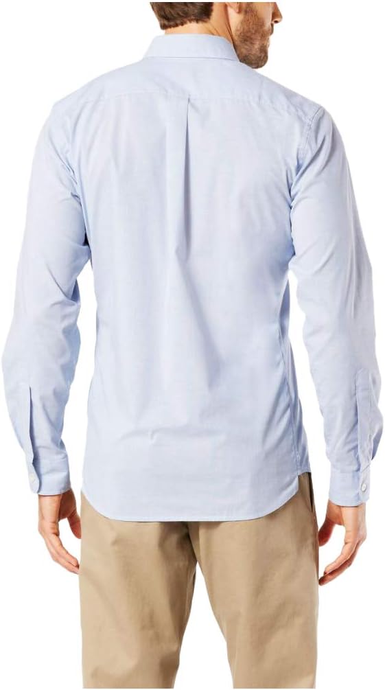 Men Classic Fit Long Sleeve Signature Comfort Flex Shirt (Standard and )