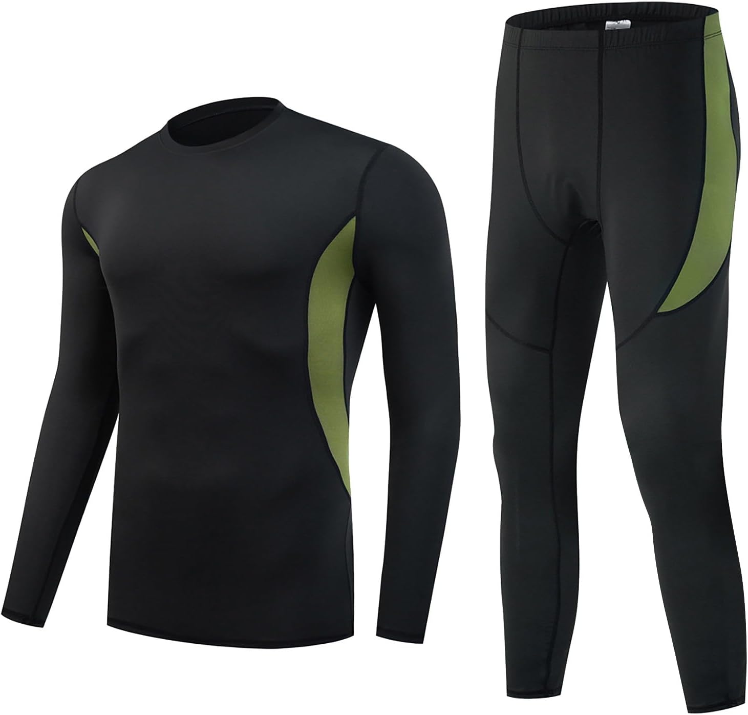 Thermal Underwear Set for Men men Thermal Underwear Set Lined Long Thermal Set Winter Thermal Underwear for Men