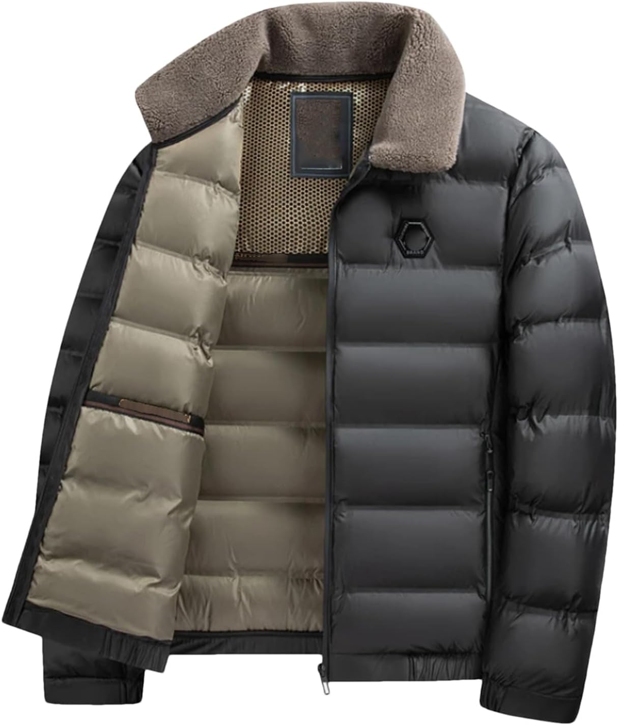 Men Thickened Cotton Padded Jacket Winter Warmth Versatile Jacket, Men Windproof Cotton Coat.