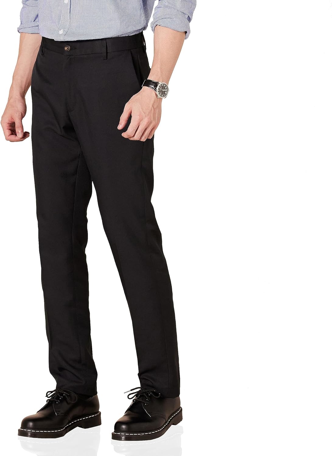 Men's Slim-Fit Flat-Front Dress Pant