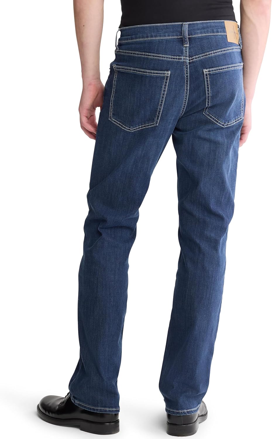 men Straight High Stretch Jeans