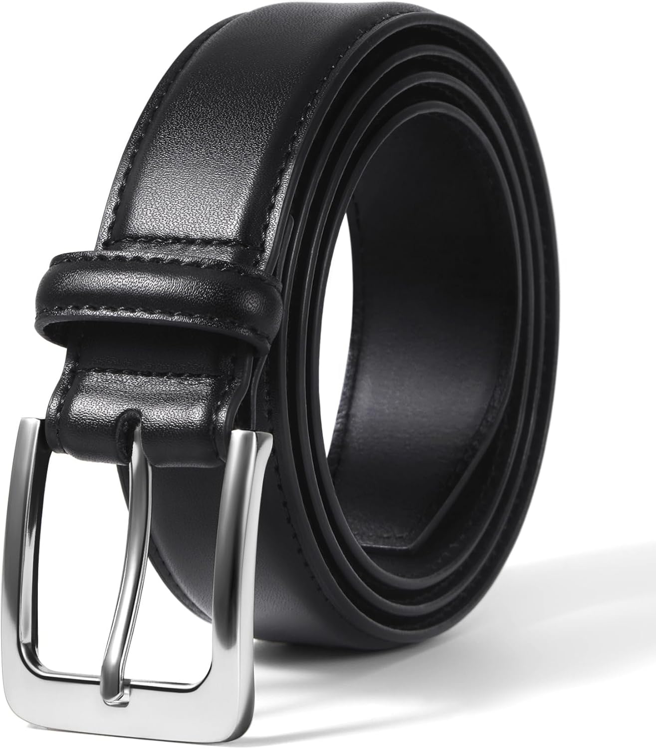 men Genuine Leather Dress Belts, Handmade Classic Every Day Leather Jeans Belt for Men Work Business Casual