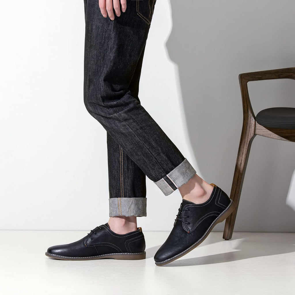 men Casual Dress Shoes Suede Business Classic Dress Shoes for Men